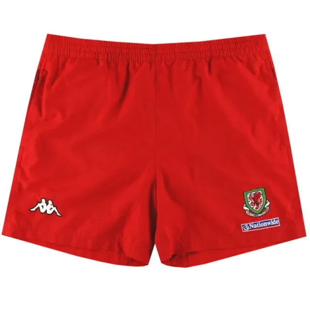 2008-10 Wales Kappa Training Shorts L - Wales / Very good 