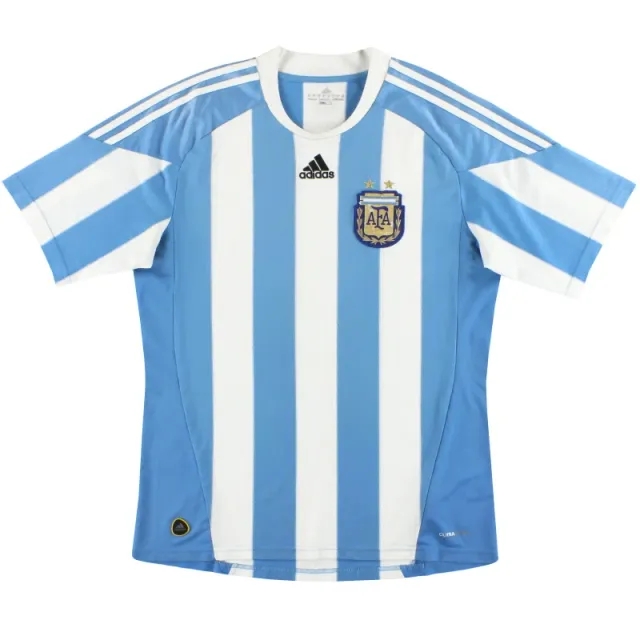 2010-11 Argentina adidas Home Shirt M - Argentina / Excellent 