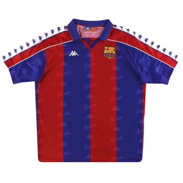 1992-95 Barcelona Kappa Home Shirt M - Barcelona / Good 