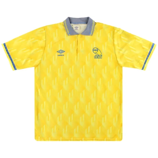 1991-92 Sheffield Wednesday Umbro Away Shirt L - Sheffield Wednesday / Excellent 