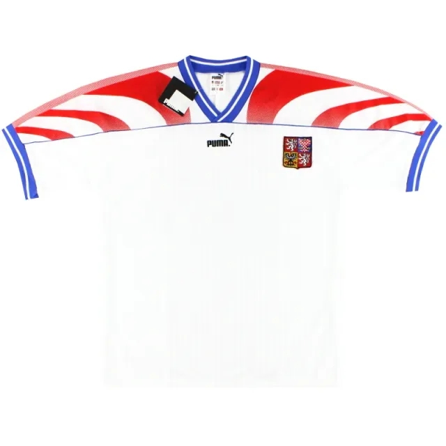 1995-96 Czech Republic Puma Away Shirt *w/tags* L - Czech Republic / w/tags 