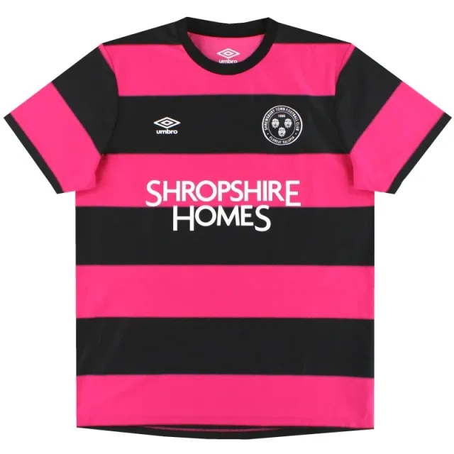 2021-22 Shrewsbury Umbro Away Shirt M - Shrewsbury Town / Excellent 