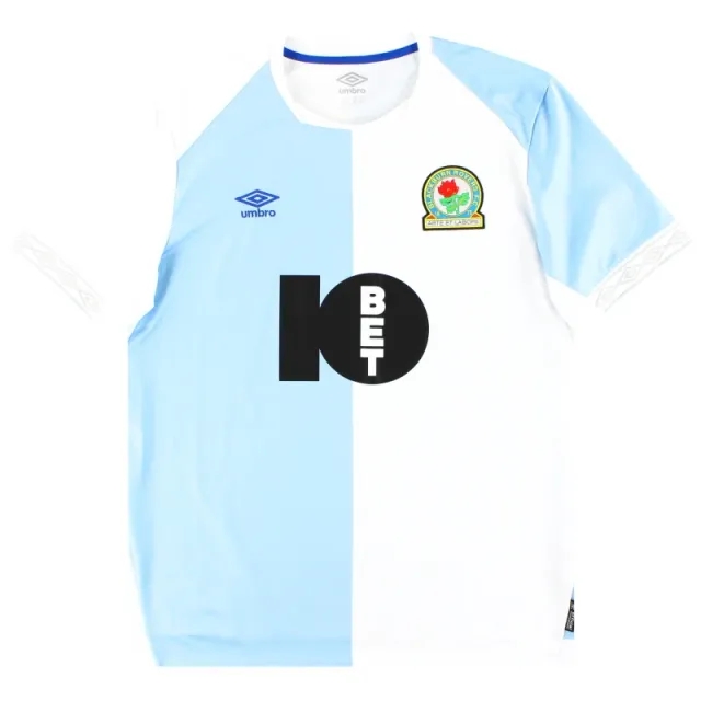 2018-19 Blackburn Umbro Home Shirt XL - Blackburn Rovers / Excellent 
