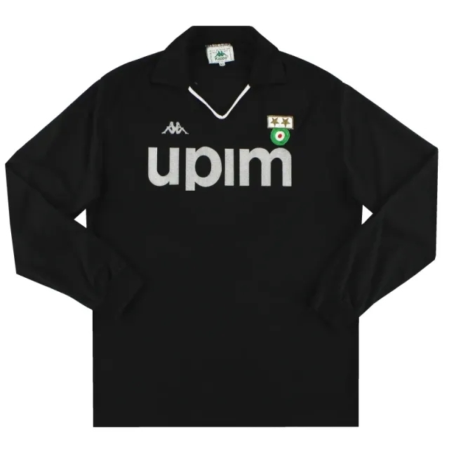 1990-91 Juventus Kappa Away Shirt L/S XL - Juventus / Excellent 