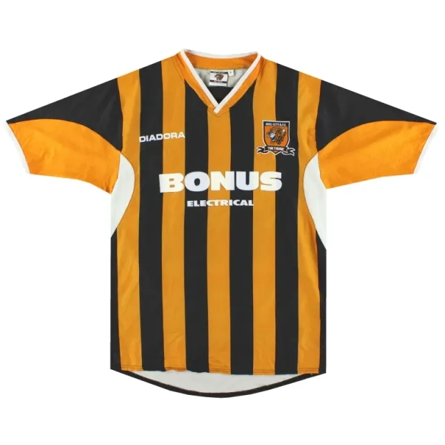 2005-06 Hull City Diadora Home Shirt S - Hull City / Good 