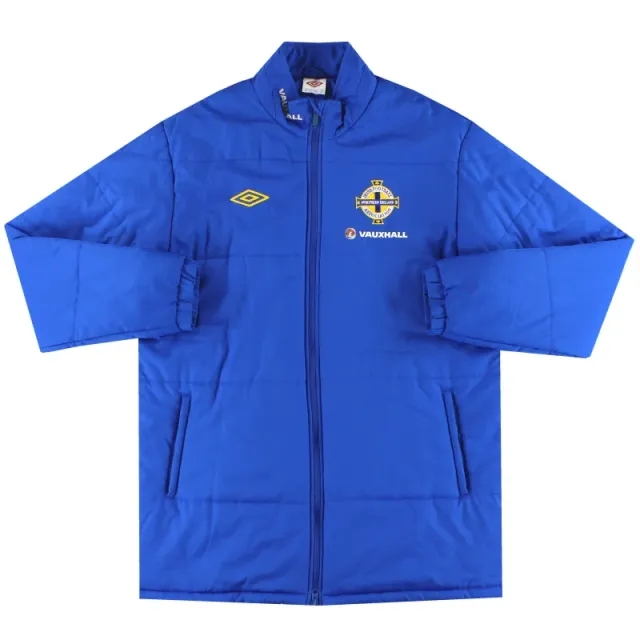 2010-12 Northern Ireland Umbro Padded Bench Coat XL - Northern Ireland / Excellent 