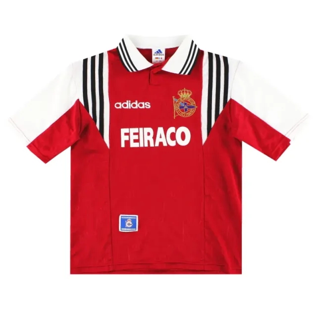 1997-98 Deportivo adidas Away Shirt L.Boys - Deportivo La Coruna / Excellent 