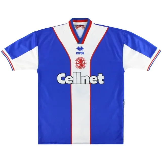 1997-98 Middlesbrough Errea Away Shirt L - Middlesbrough / Excellent 