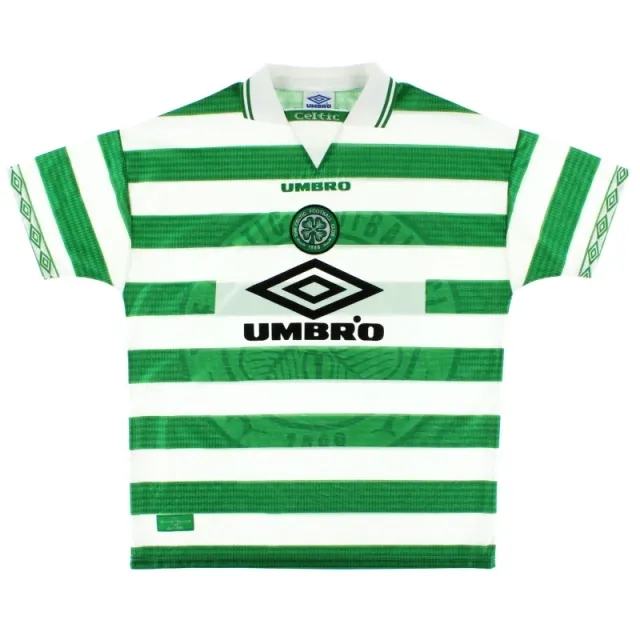 1997-99 Celtic Umbro Home Shirt XL - Celtic / Excellent 