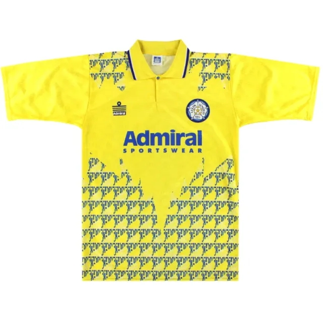 1992-93 Leeds Admiral Third Shirt *Mint* M - Leeds / Mint 