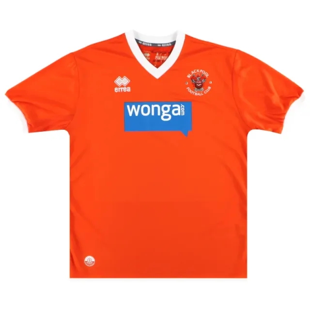 2013-15 Blackpool Errea Home Shirt *As New* L - Blackpool / As New 