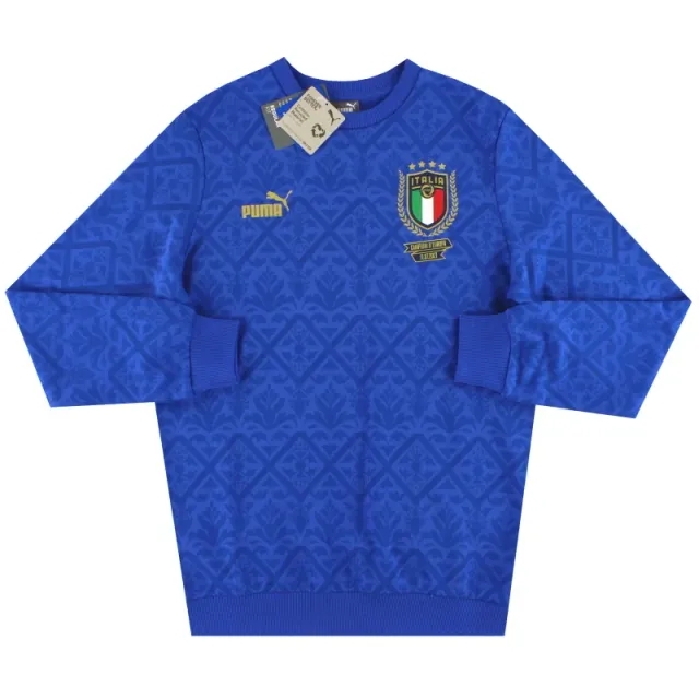 2021 Italy Puma 'Campioni D'Europa' Winter Sweatshirt *BNIB* - Italy / BNIB 