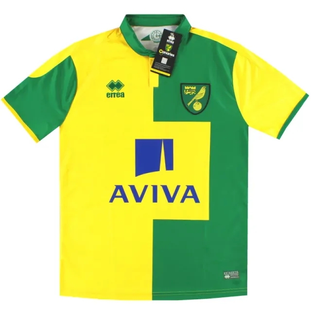 2015-16 Norwich City Errea Home Shirt *w/tags* - Norwich City / w/tags 