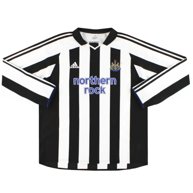 2003-05 Newcastle adidas Home Shirt L/S XXL - Newcastle United / Very Good 