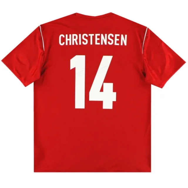 2012 Denmark adidas Fan Home Shirt Christensen #14 XL - Denmark / Excellent 