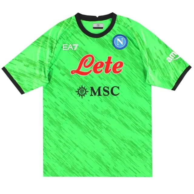 2022-23 Napoli EA7 Goalkeeper Shirt *As New* - Napoli / As New 