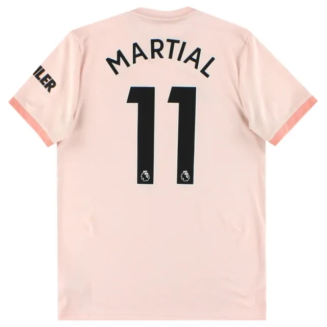 2018-19 Manchester United adidas Away Shirt Martial #11 M - Manchester United / Excellent 