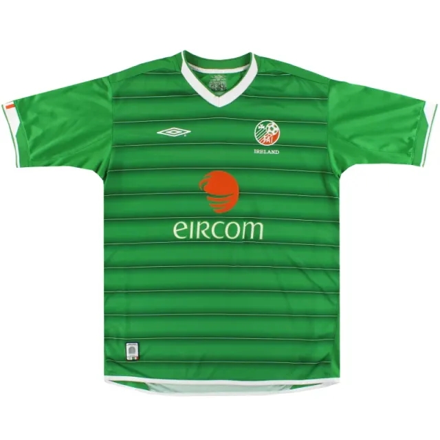 2003-04 Ireland Umbro Home Shirt M.Boys - Ireland / Excellent 