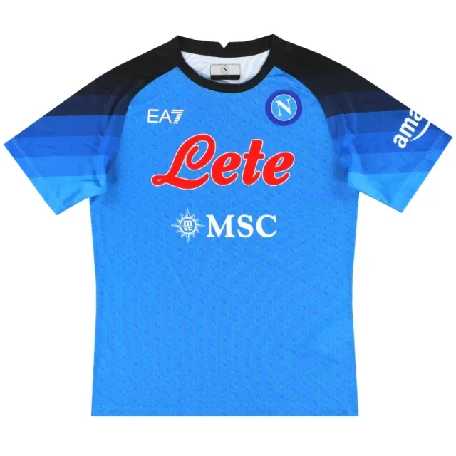 2022-23 Napoli EA7 Home Shirt *As New* Youth - Napoli / As New 