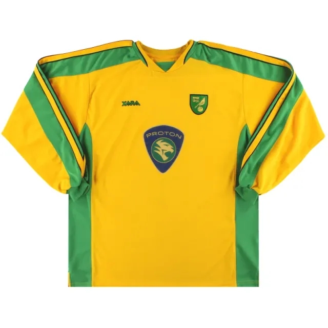 2003-05 Norwich City Home Shirt L/S XXXL - Norwich City / Excellent 