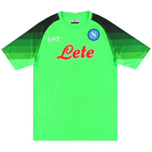 2022-23 Napoli EA7 European Goalkeeper Shirt *As New* - Napoli / As New 