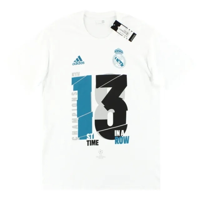 2018 Real Madrid adidas 13th Winners" Tee *BNIB* " - Real Madrid / BNIB 