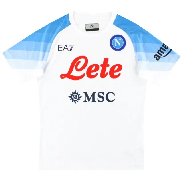 2022-23 Napoli EA7 Away Shirt *As New* Youth - Napoli / As New 