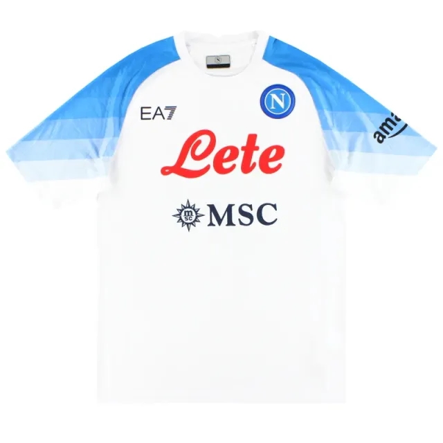 2022-23 Napoli EA7 Away Shirt - Napoli / Excellent 