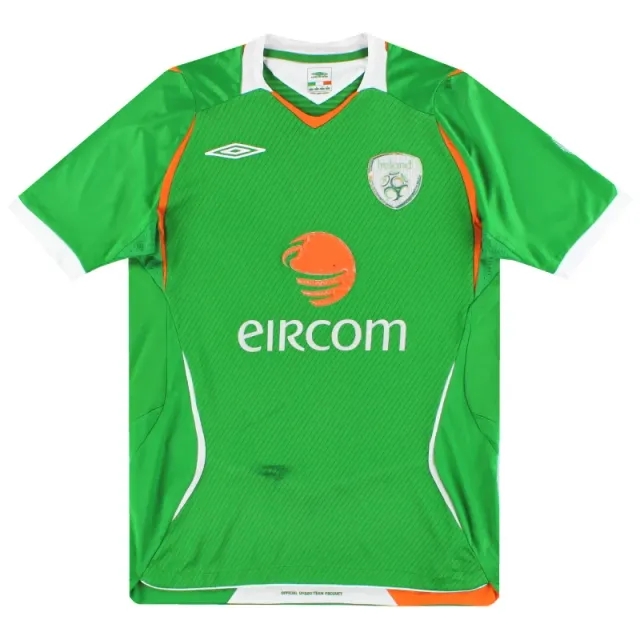 2008-10 Ireland Umbro Home Shirt S - Ireland / Very Good 