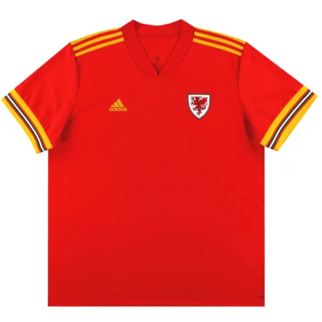 2020-21 Wales adidas Home Shirt M - Wales / Excellent 