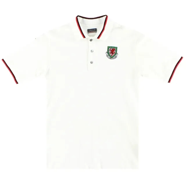 2002-04 Wales Kappa Polo Shirt S - Wales / Excellent 