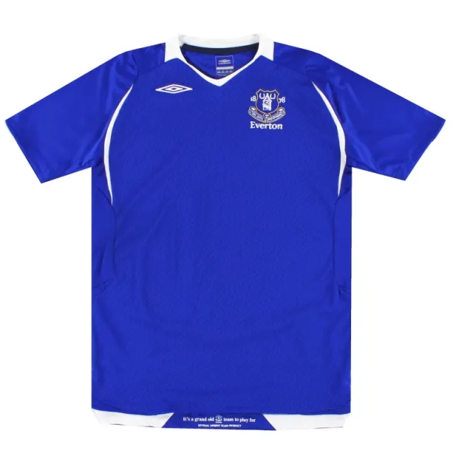 2008-09 Everton Umbro Home Shirt *Mint* XL.Boys - Everton / Mint 