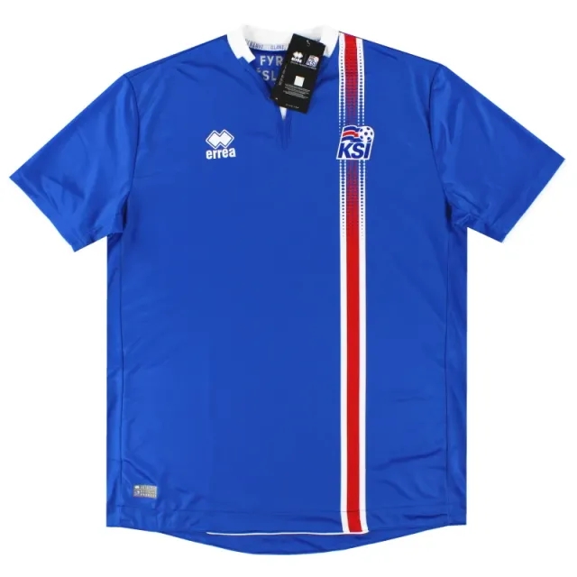 2016-17 Iceland Errea Home Shirt *w/tags* M - Other European / w/tags 