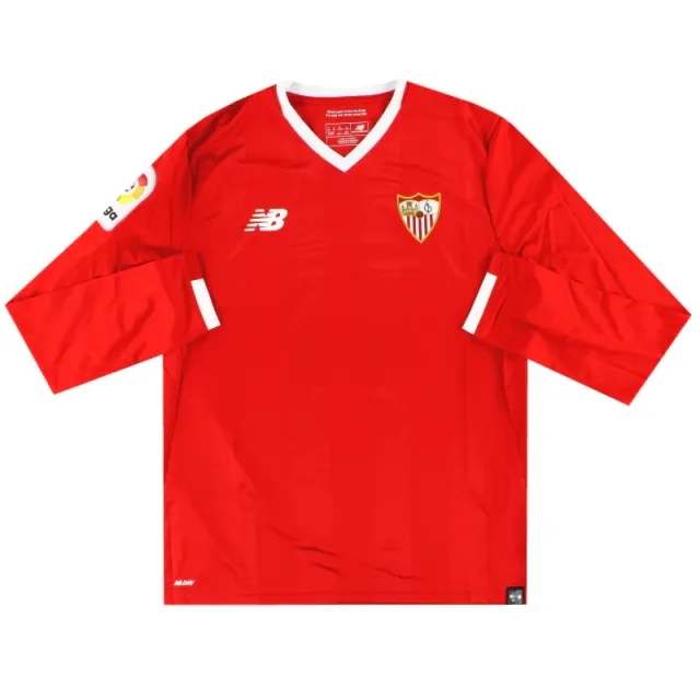 2017-18 Sevilla New Balance Away Shirt L/S M - Sevilla / As New 