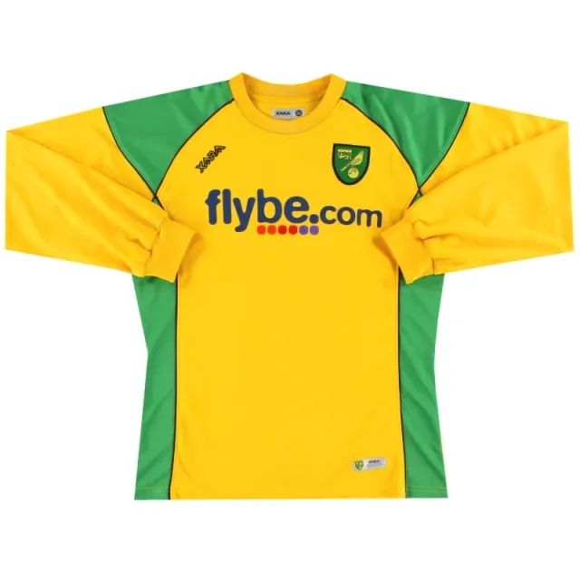 2006-08 Norwich City Home Shirt L/S #11 M - Norwich City / Excellent 