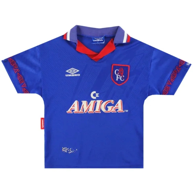 1993-94 Chelsea Umbro Home Shirt L.Boys - Chelsea / Good 