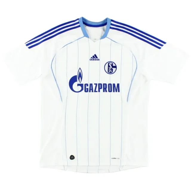 2011-13 Schalke adidas Away Shirt *Mint* L - Schalke / Mint 