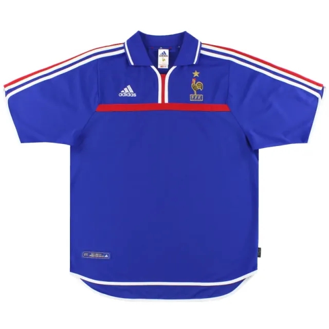 2000-02 France adidas Home Shirt XL - France / Very good 