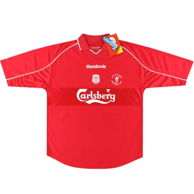 2000-02 Liverpool Reebok 'UEFA Cup Final' Home Shirt *w/tags* L - Liverpool / w/tags 