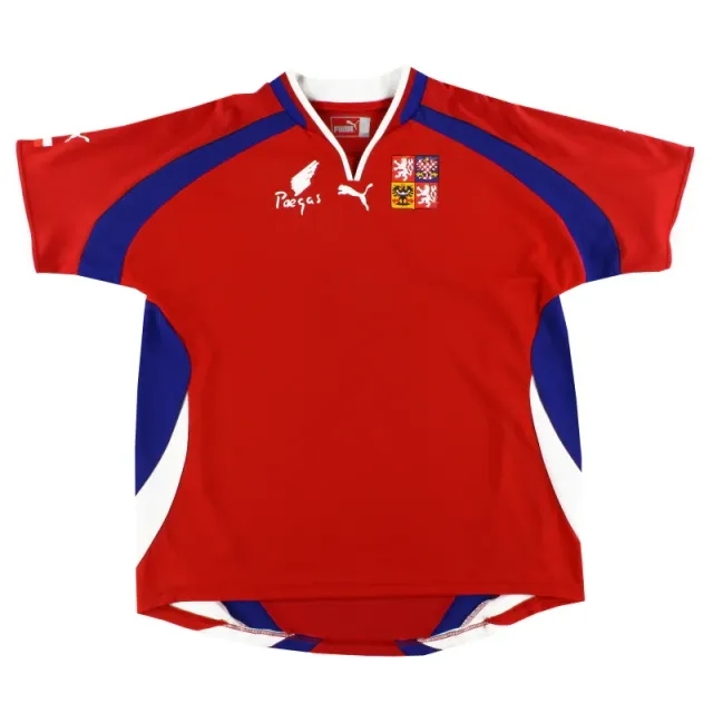 2000-02 Czech Republic Puma Home Shirt L - Czech Republic / Excellent 