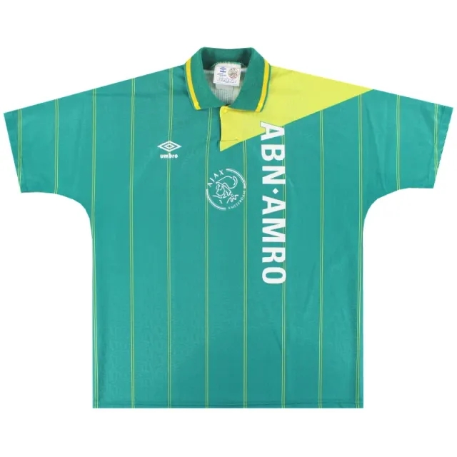 1991-93 Ajax Umbro Away Shirt XL - Ajax / Excellent 