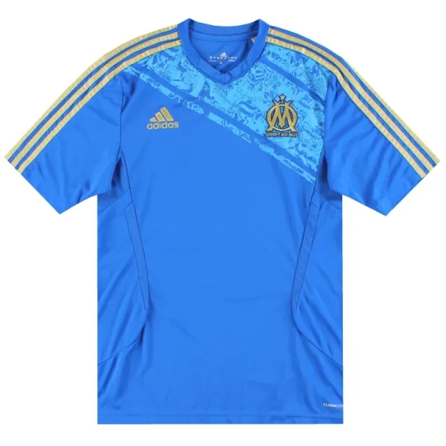 2011-12 Olympique Marseille adidas Training Shirt M - Olympique Marseille / Excellent 