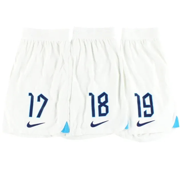 2022-23 England Nike Player Issue Vaporknit Home Shorts *As New* - England / Small 