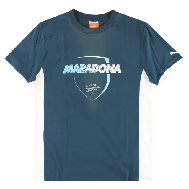 2010s Argentina Puma Maradona Graphic Tee M - Argentina / Excellent 