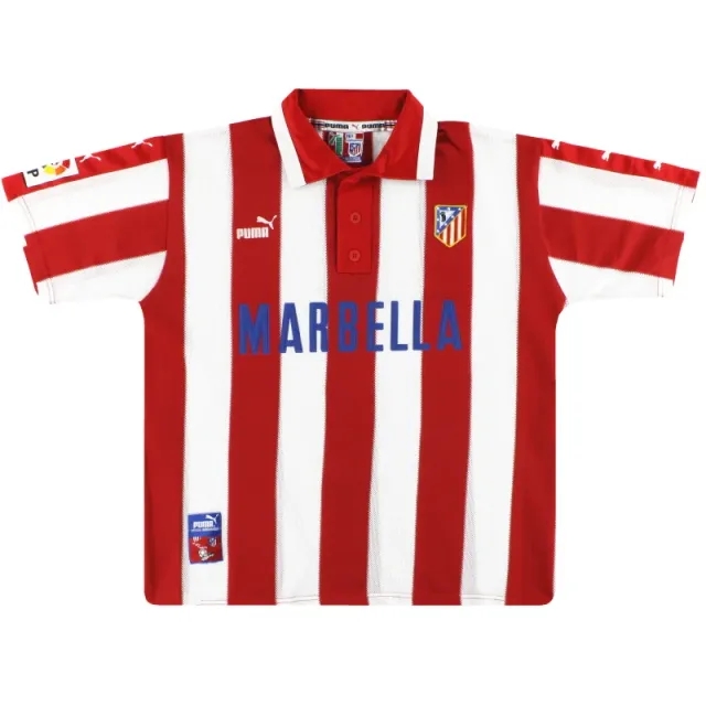 1997-98 Atletico Madrid Puma Home Shirt L - Atletico Madrid / Very good 