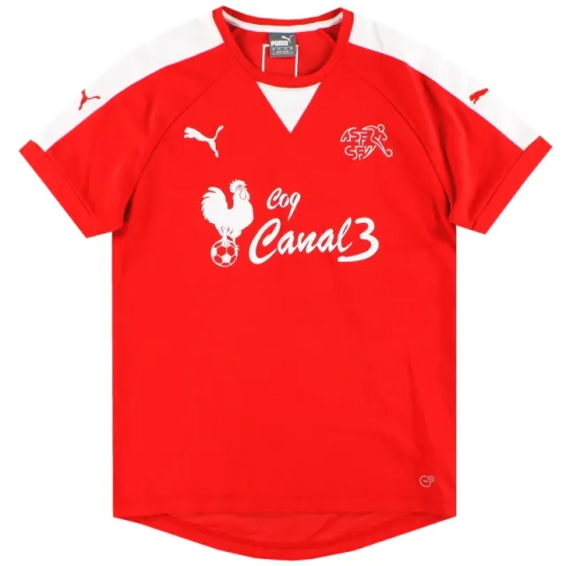 2010-11 Switzerland Puma Travel Tee L - Switzerland / Excellent 