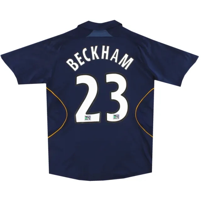 2007-08 LA Galaxy adidas Away Shirt Beckham #23 S.Boys - USA Soccer Clubs / Excellent 