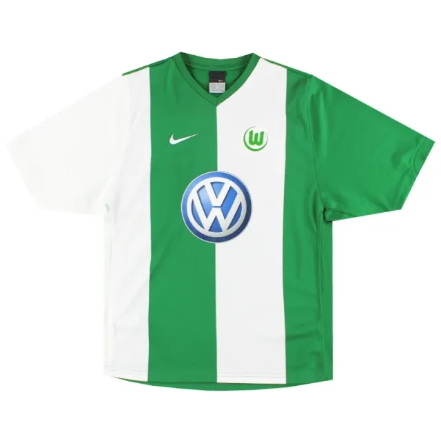 2006-07 Wolfsburg Nike Home Shirt M - Other German Clubs / Excellent 
