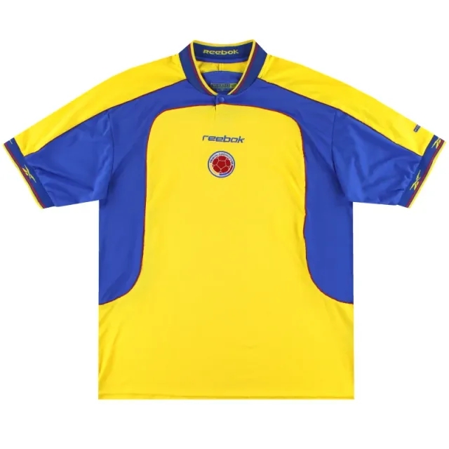 2001-03 Colombia Reebok Home Shirt L - Colombia / Excellent 
