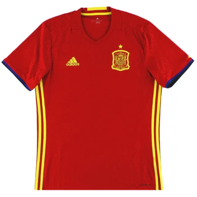 2016-17 Spain adidas Home Shirt XL - Spain / Excellent 